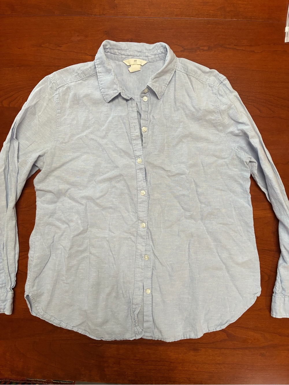 H&M Light Blue Women's Button-Down Shirt